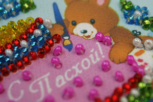 Magnets Bead Embroidery Kit Magnets Bead embroidery kit Easter still-life – 6