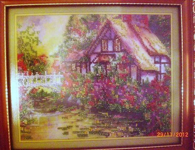 Bead Embroidery Kit Main Bead Embroidery Kit The old bridge