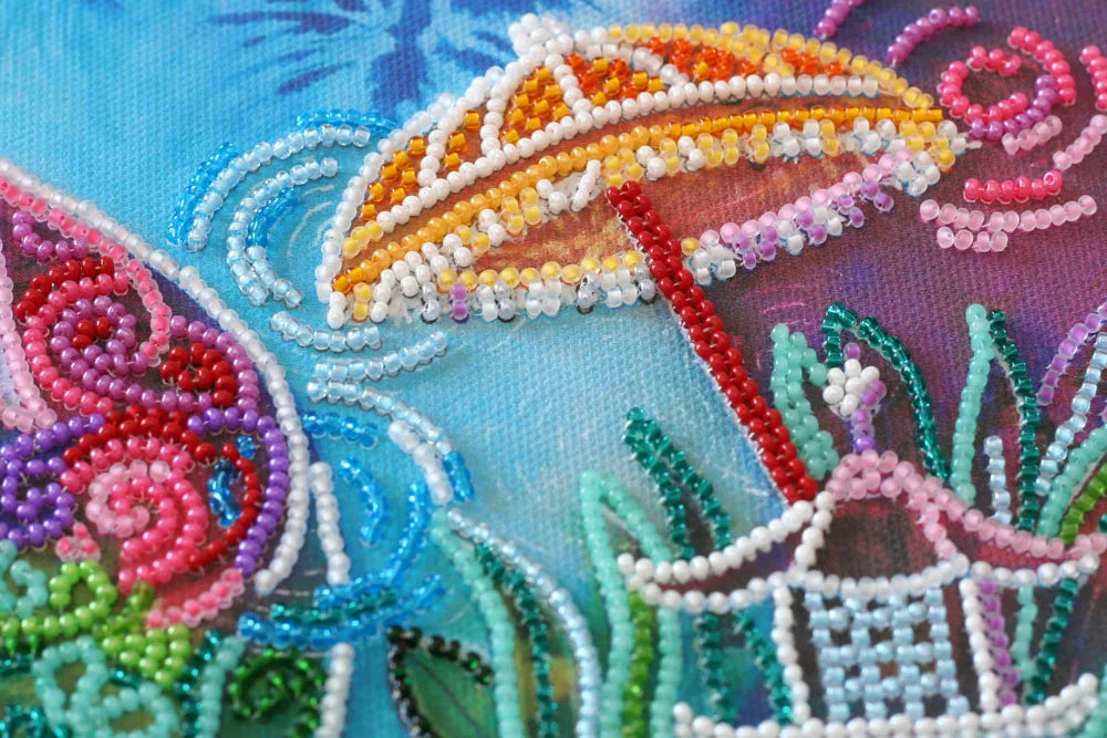 Bead Embroidery Kit Main Bead Embroidery Kit Next to mom