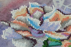 Bead Embroidery Kit Main Bead Embroidery Kit Blooming sorbet