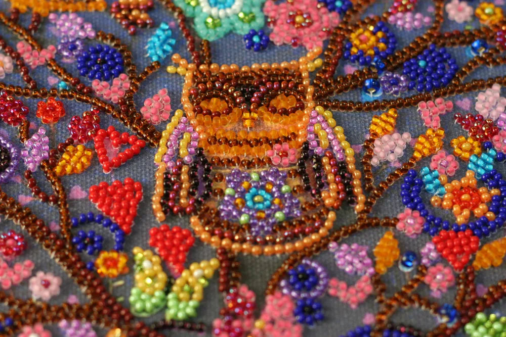Bead Embroidery Kit Main Bead Embroidery Kit Dream of the fox