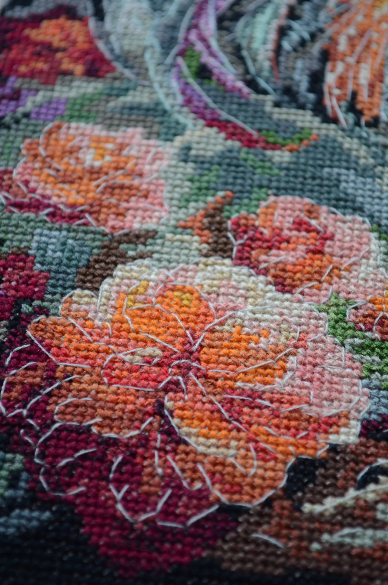 Cross Stitch Kit Cross-stitch kits The Rooster in the Yard