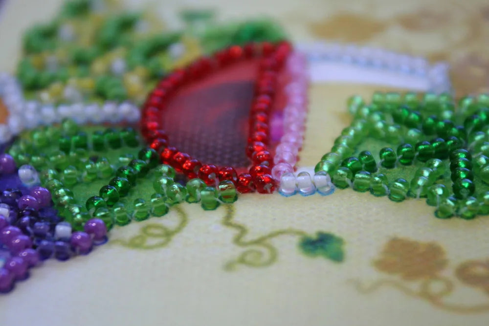 Magnets Bead Embroidery Kit Magnets Bead embroidery kit Glass of wine