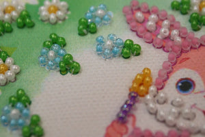 Magnets Bead Embroidery Kit Magnets Bead embroidery kit Easter still-life – 5