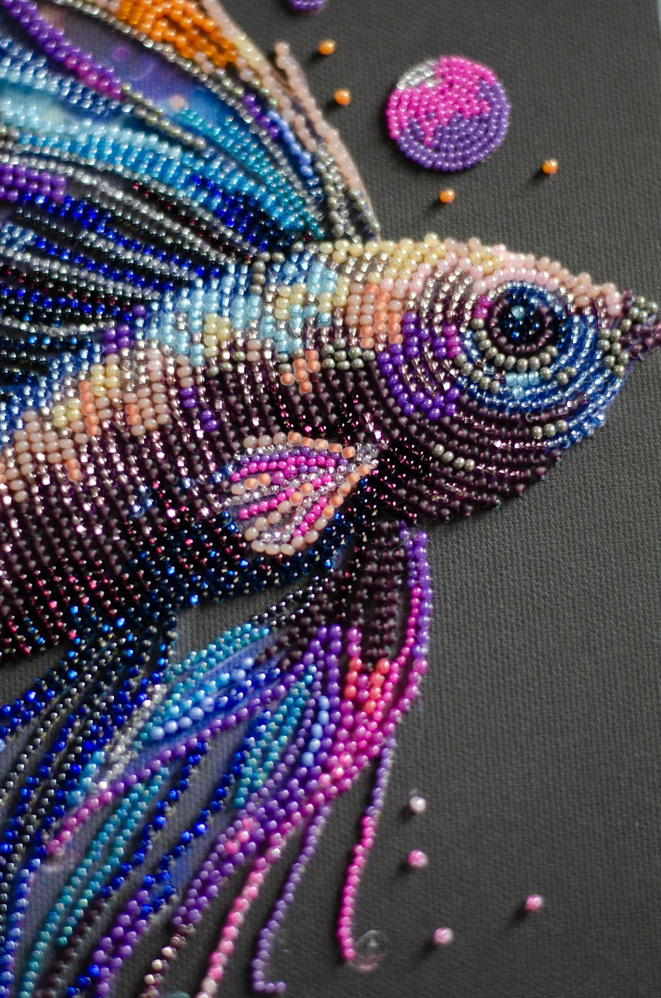 Bead Embroidery Kit Main Bead Embroidery Kit Waves of Color