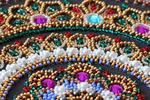 Bead Embroidery Kit Main Bead Embroidery Kit Mandala