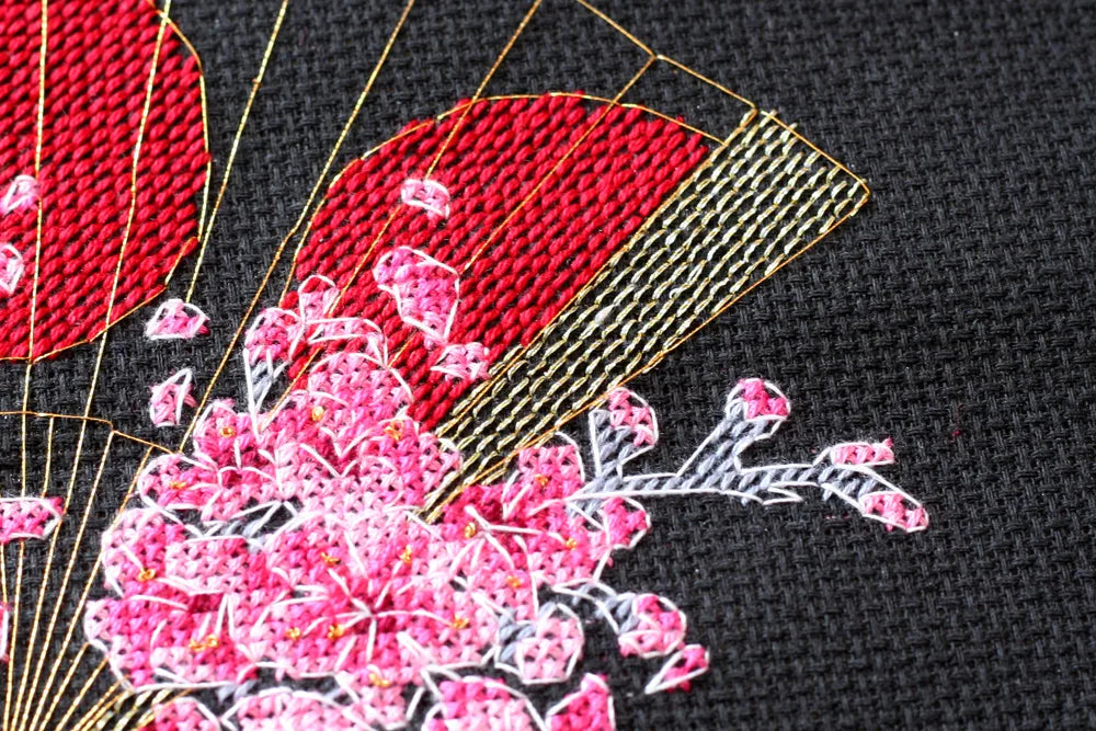Cross Stitch Kit Cross-stitch kits Fan
