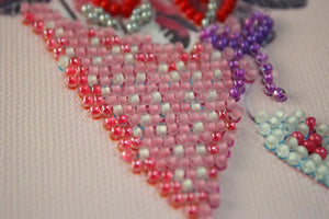 Pennant Bead Embroidery Kit Pennant-kit Bead Embroidery Nice small bunch