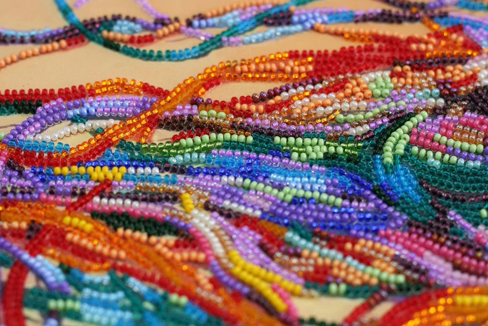 Bead Embroidery Kit Main Bead Embroidery Kit Playful wind