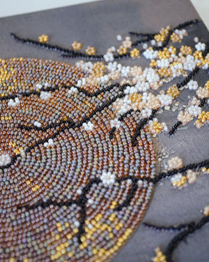 Bead Embroidery Kit Main Bead Embroidery Kit When the Soul Blooms