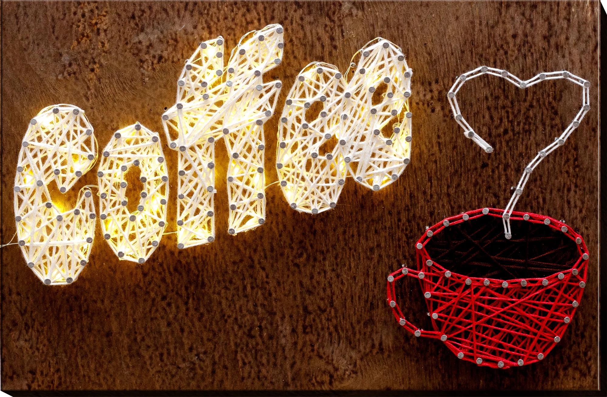 String Art Kit Creative Kit/String Art Coffee