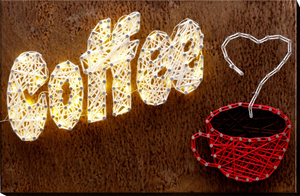 String Art Kit Creative Kit/String Art Coffee