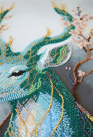 Bead Embroidery Kit Main Bead Embroidery Kit Forest Spirit