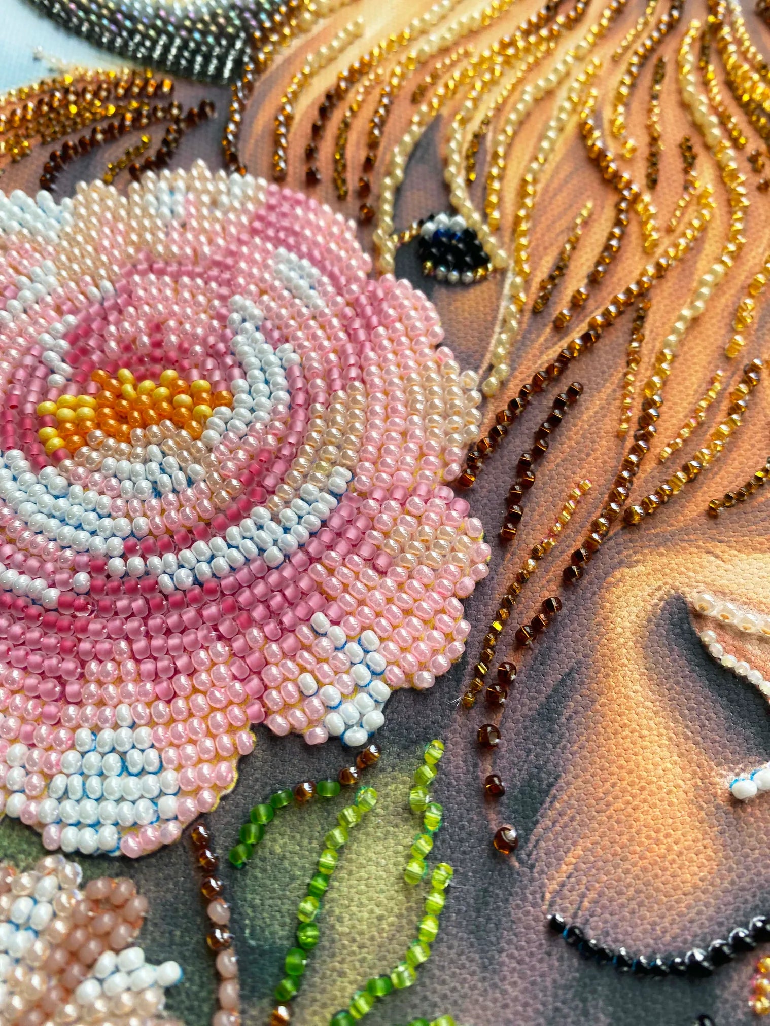 Bead Embroidery Kit Main Bead Embroidery Kit Highland Belle