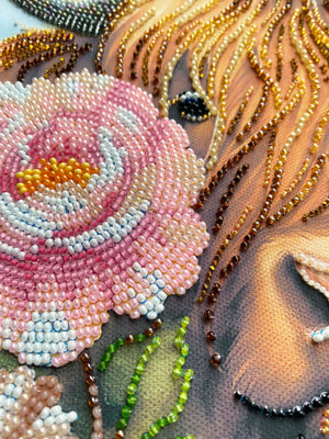 Bead Embroidery Kit Main Bead Embroidery Kit Highland Belle