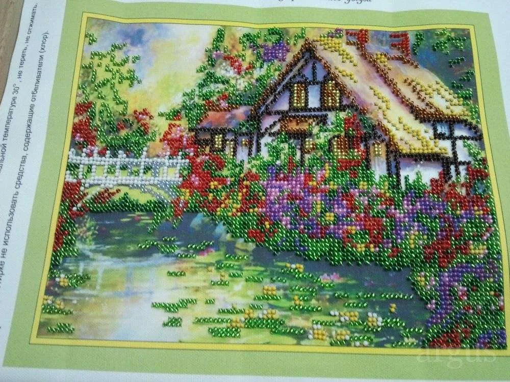 Bead Embroidery Kit Main Bead Embroidery Kit The old bridge