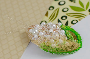 Brooch Embroidery Kit Decoration Corn (Decoration)