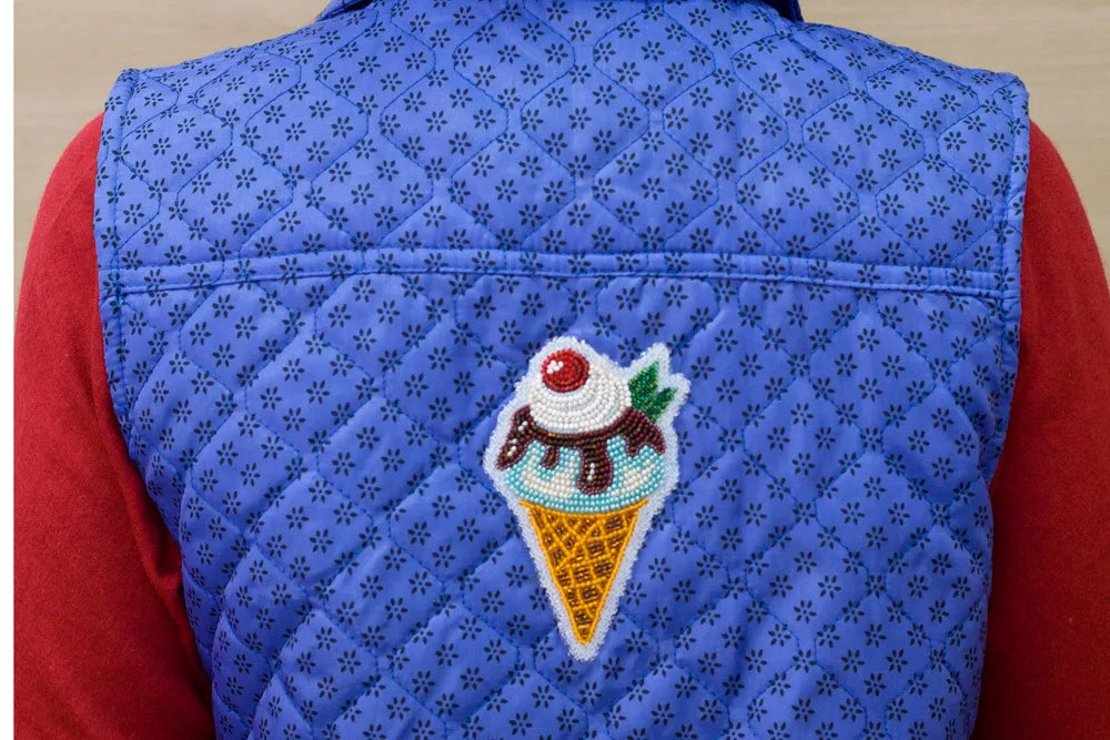 Bead Embroidery Kit On Clothes Decoration Ice cream