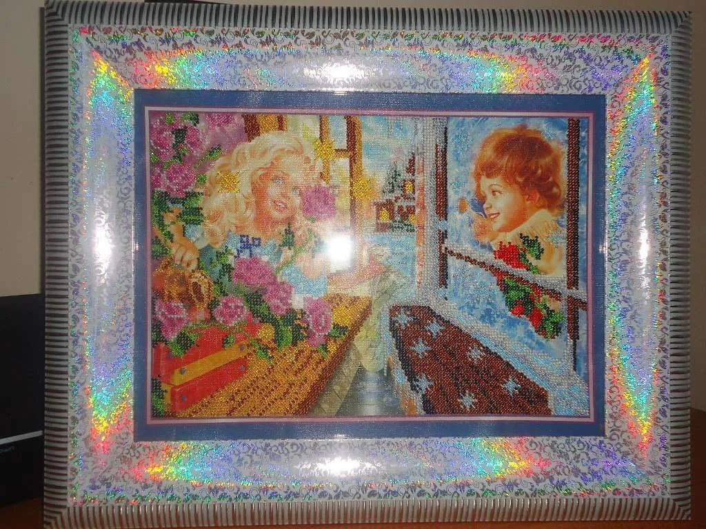 Bead Embroidery Kit Main Bead Embroidery Kit Kay and Gerda