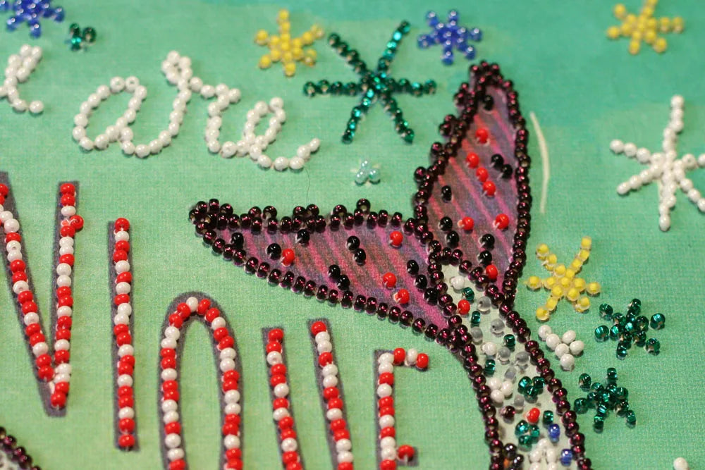 Bead Embroidery Kit Mid-sized bead embroidery kit Unique...