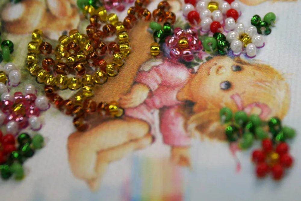 Postcards Bead Embroidery Kit Postcard Bead embroidery kit Congratulations – 1