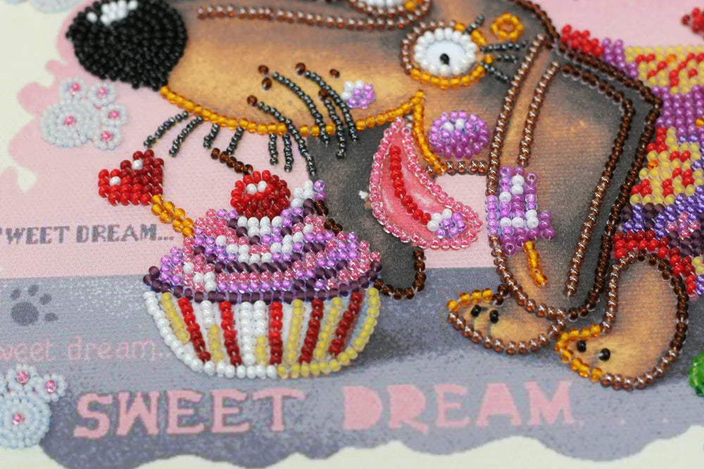 Bead Embroidery Kit Main Bead Embroidery Kit Sweet tooth