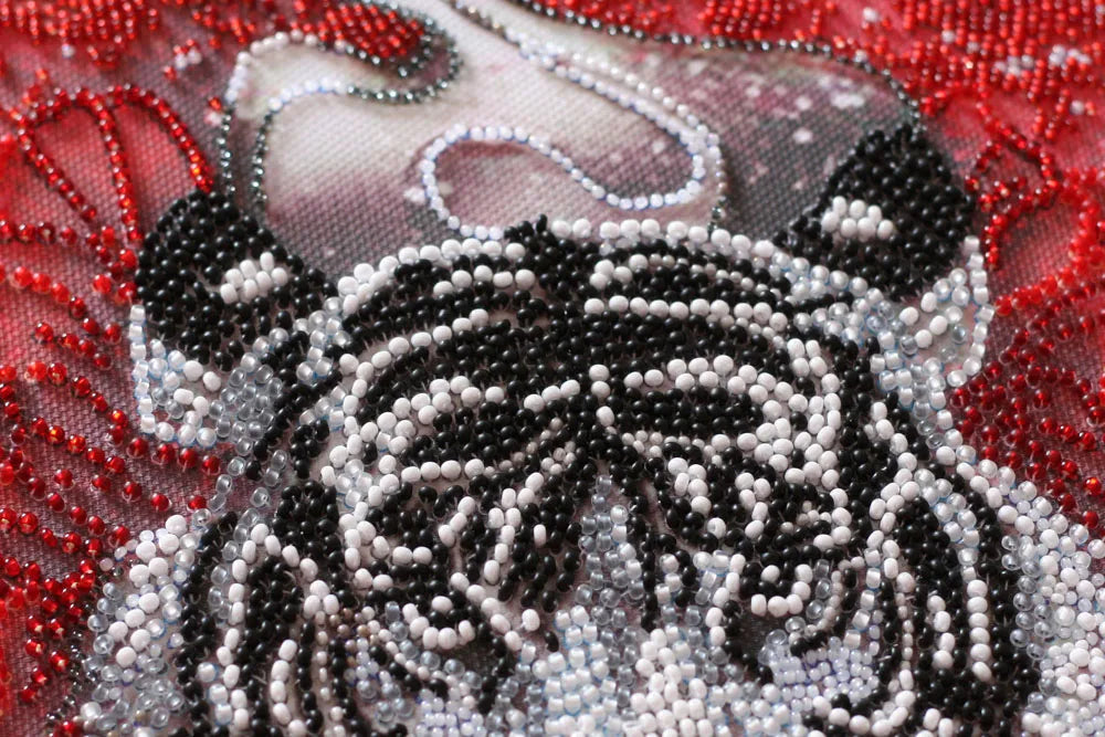 Bead Embroidery Kit Main Bead Embroidery Kit Bai-hu (White tiger)