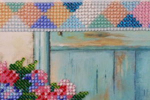 Bead Embroidery Kit Main bead embroidery kits Hydrangea meets