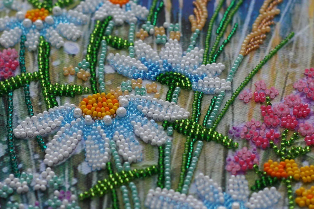 Bead Embroidery Kit Main Bead Embroidery Kit Chamomile etude-2