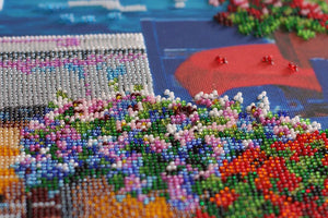 Bead Embroidery Kit Main Bead Embroidery Kit Cozy corner