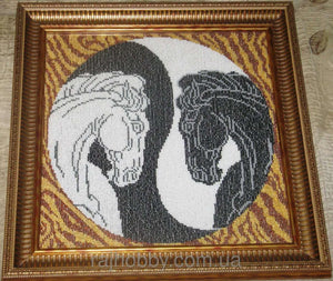 Bead Embroidery Kit Main Bead Embroidery Kit Yin and Yang