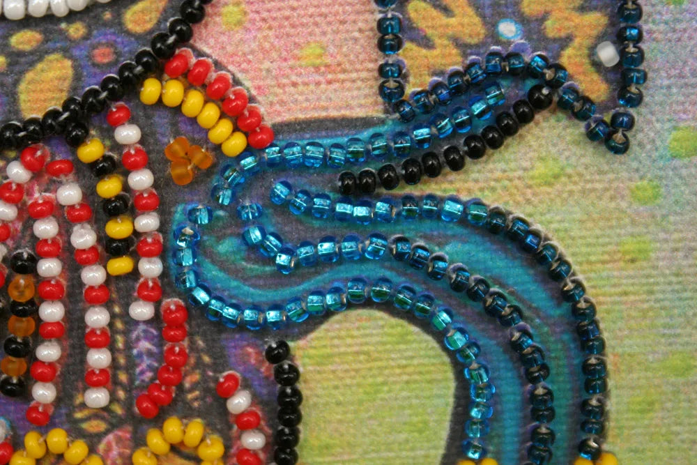 Bead Embroidery Kit Mini Bead embroidery kit Snoozing