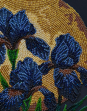 Bead Embroidery Kit Mid-sized bead embroidery kit Dancing in golden light