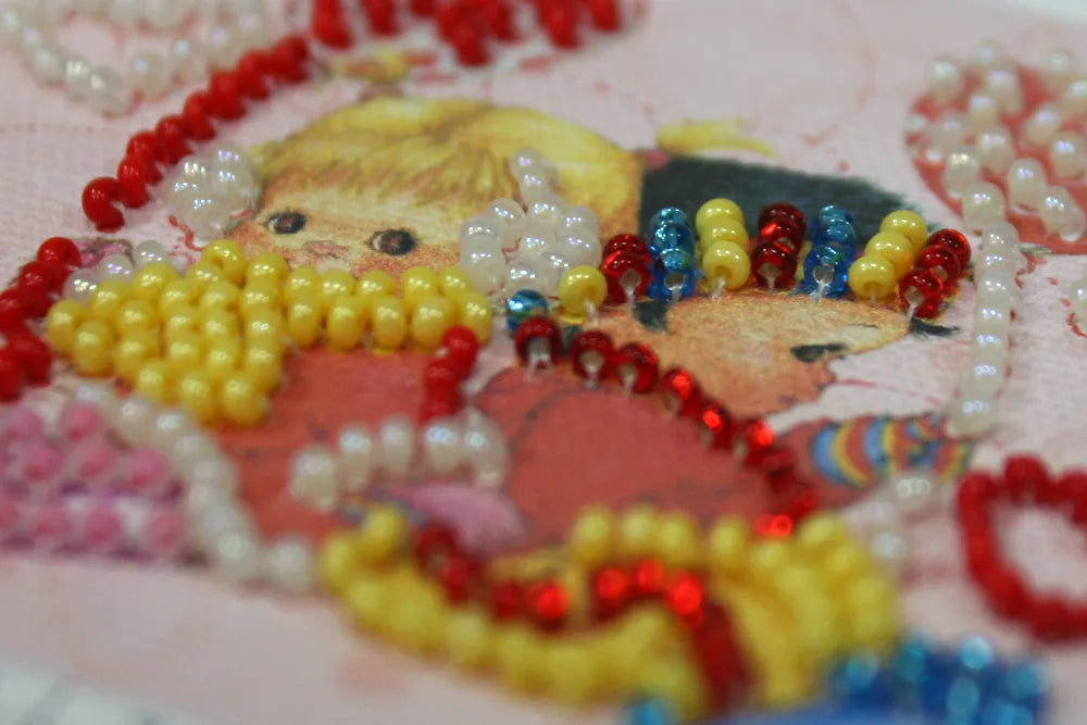 Magnets Bead Embroidery Kit Magnets Bead embroidery kit Hearts