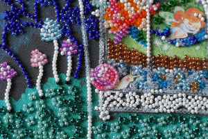 Bead Embroidery Kit Mid-sized bead embroidery kit The cradle of dreams