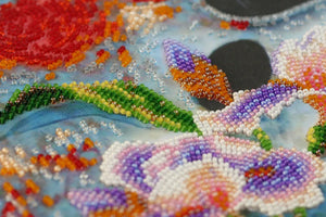 Bead Embroidery Kit Main Bead Embroidery Kit Flower palette