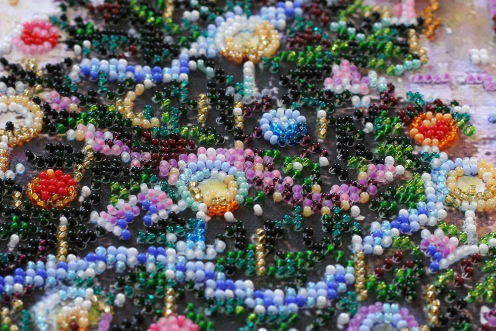 Bead Embroidery Kit Main Bead Embroidery Kit Holliday under the windows