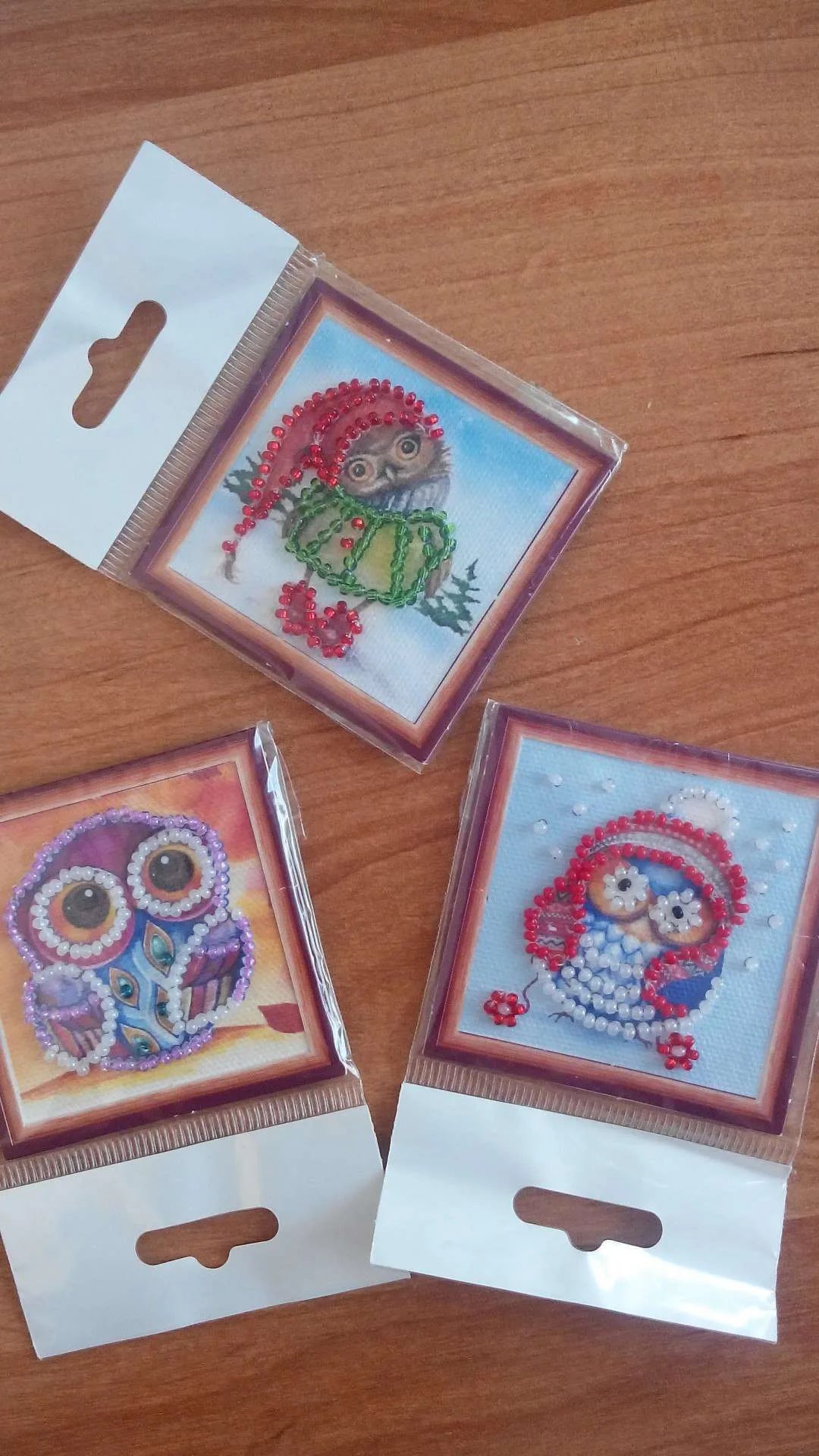 Magnets Bead Embroidery Kit Mini Magnets Bead embroidery kit Owl – 4