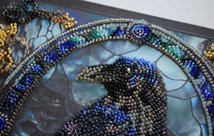 Bead Embroidery Kit Mid-sized bead embroidery kit Shade of night