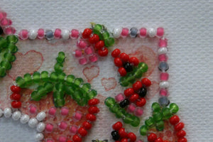 Magnets Bead Embroidery Kit Magnets Bead embroidery kit Kittens in strawberry