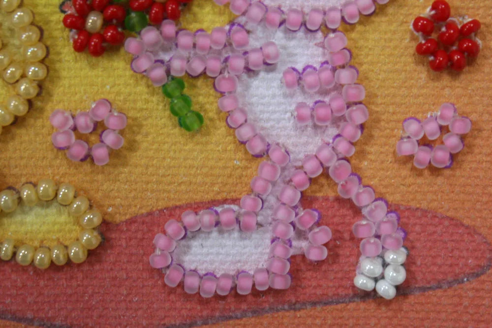 Magnets Bead Embroidery Kit Magnets Bead embroidery kit I love you