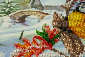 Bead Embroidery Kit Mid-sized bead embroidery kit Feathered guests