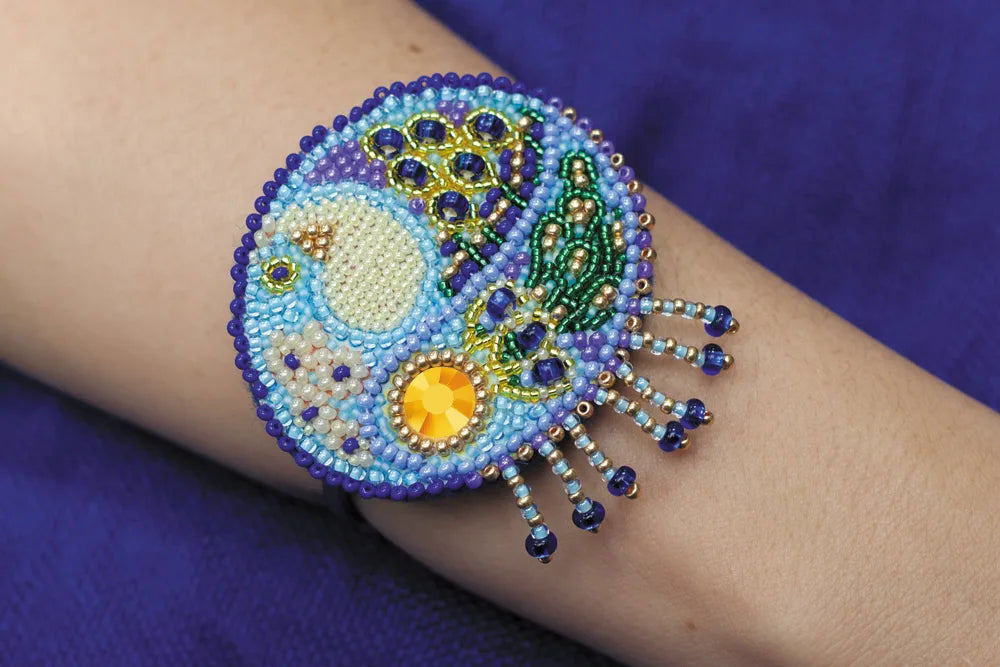 Brooch Embroidery Kit Decoration Bird