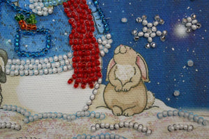 Bead Embroidery Kit Mini Bead embroidery kit Fairy night