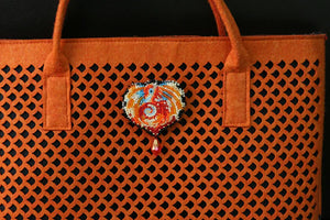 Brooch Embroidery Kit Decoration The Dragon