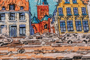 Cross Stitch Kit Cross-stitch kits Colored town-1