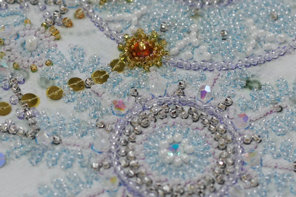 Bead Embroidery Kit Main Bead Embroidery Kit One second "before"