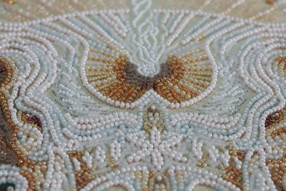 Bead Embroidery Kit Main Bead Embroidery Kit White