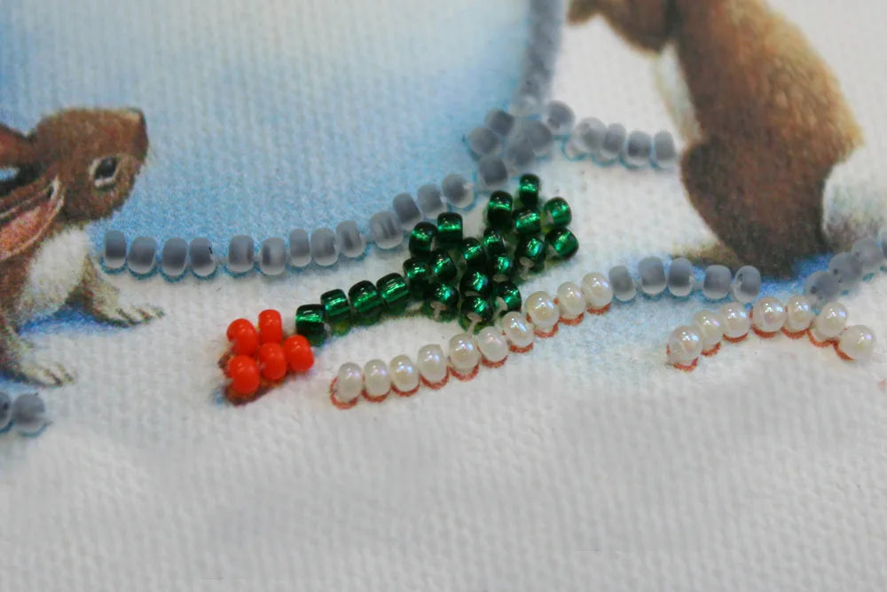 Postcards Bead Embroidery Kit Postcard Bead embroidery kit Merry Christmas – 2
