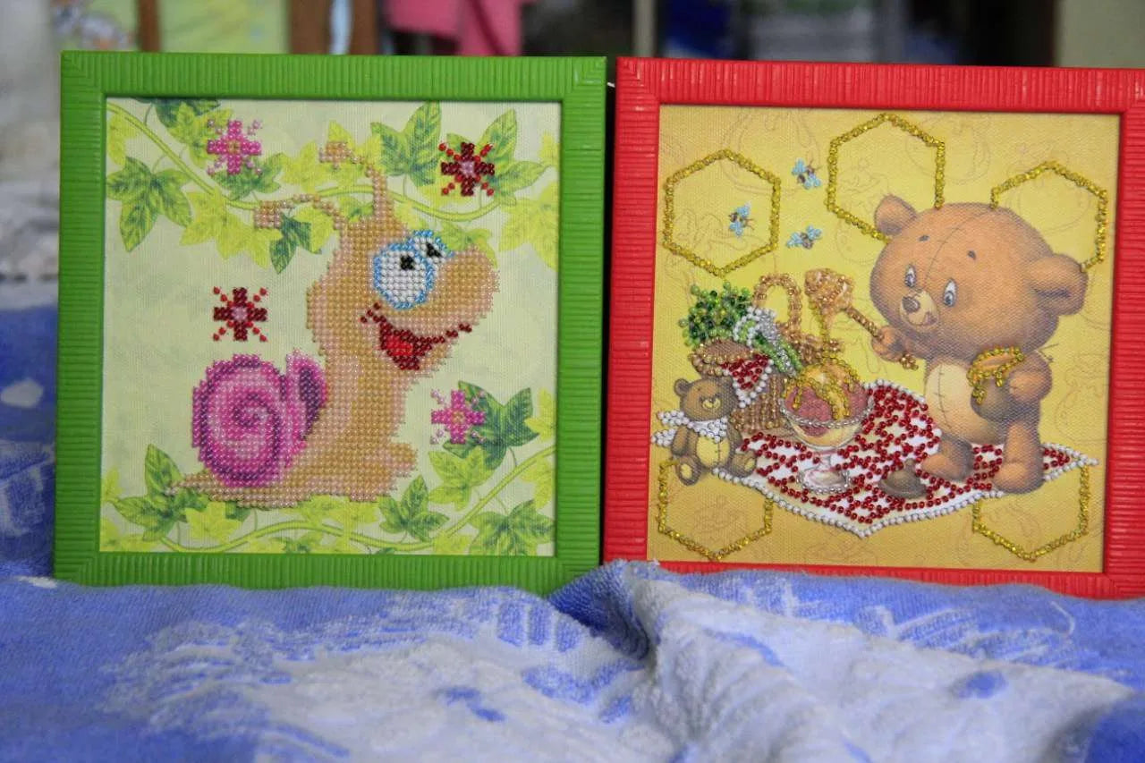 Bead Embroidery Kit Mini Bead embroidery kit Sweet tooth